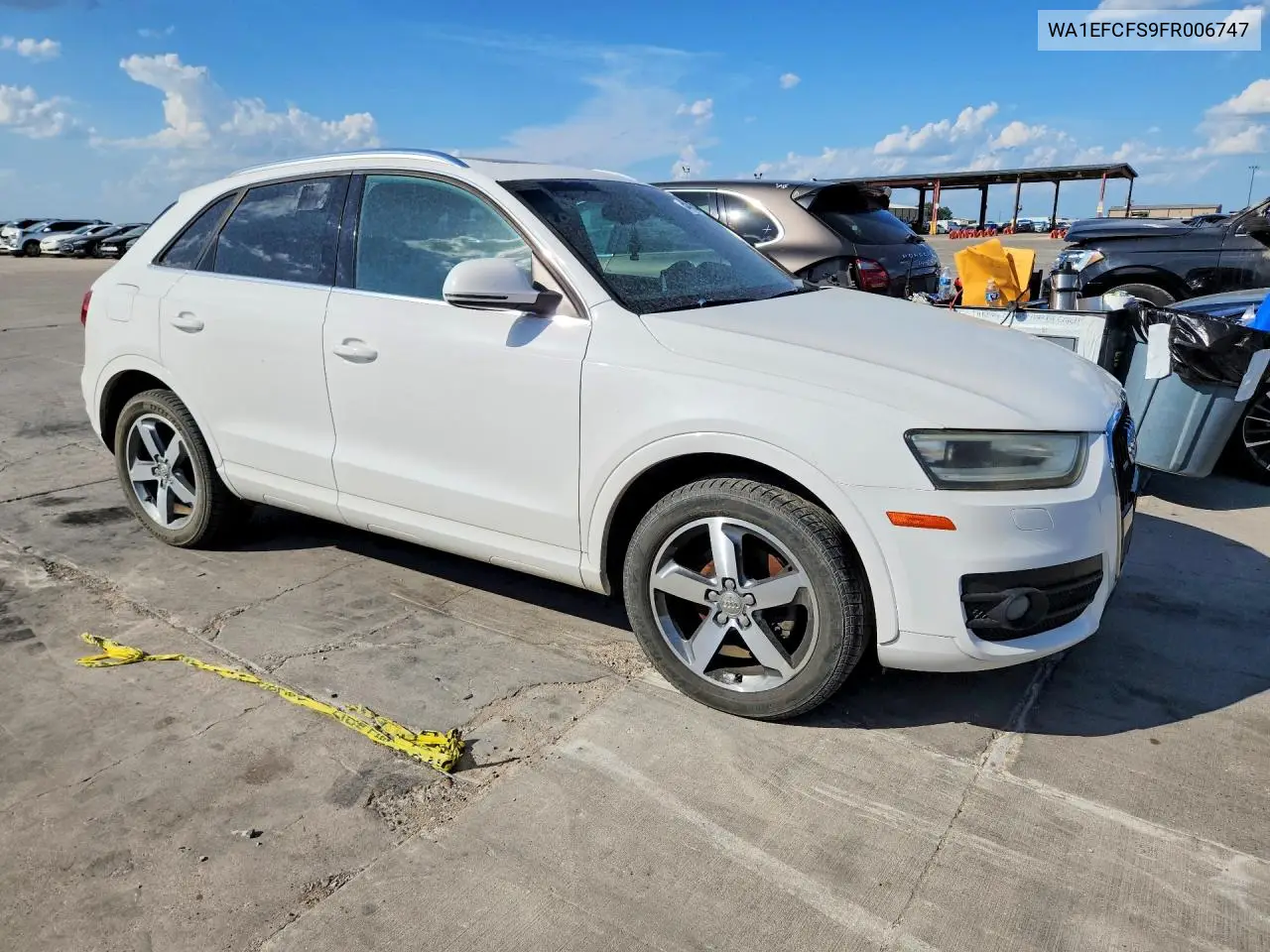 2015 Audi Q3 Premium Plus VIN: WA1EFCFS9FR006747 Lot: 59401246