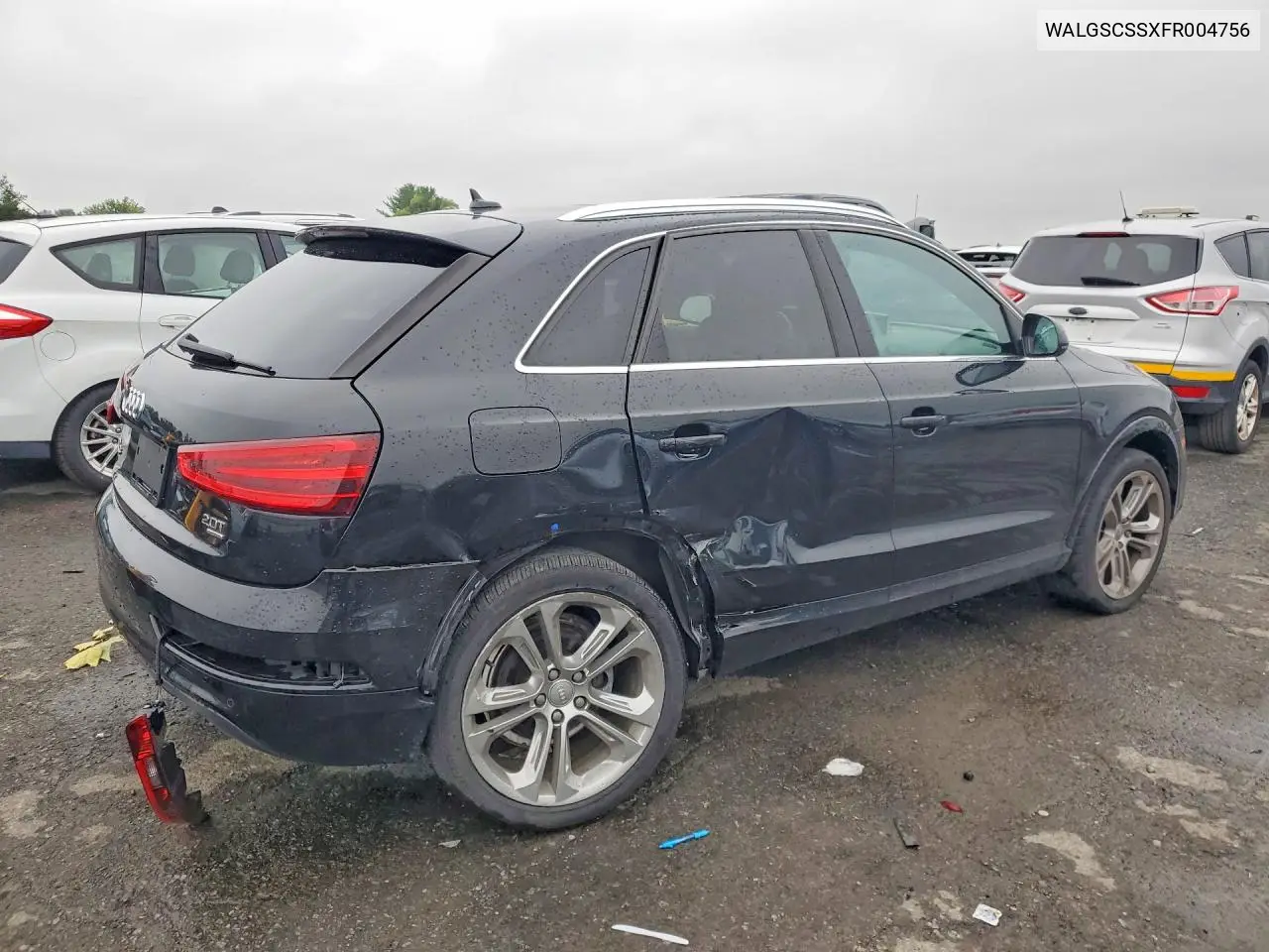 2015 Audi Q3 VIN: WA1GFCFSXFR004756 Lot: 59688416