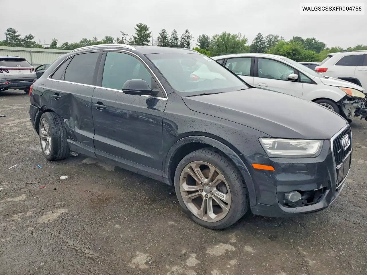 2015 Audi Q3 VIN: WA1GFCFSXFR004756 Lot: 59688416