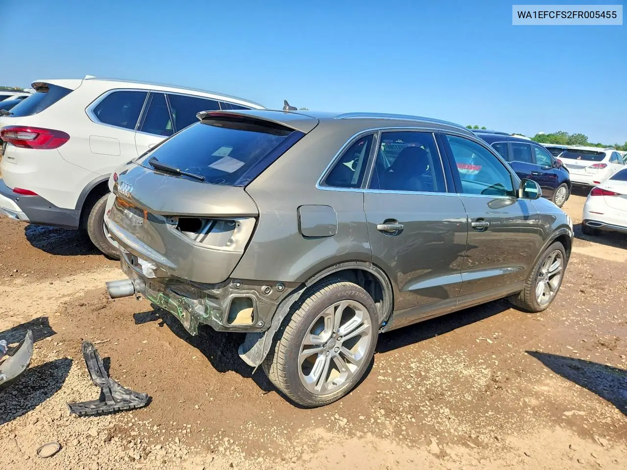 2015 Audi Q3 Premium Plus VIN: WA1EFCFS2FR005455 Lot: 59851766