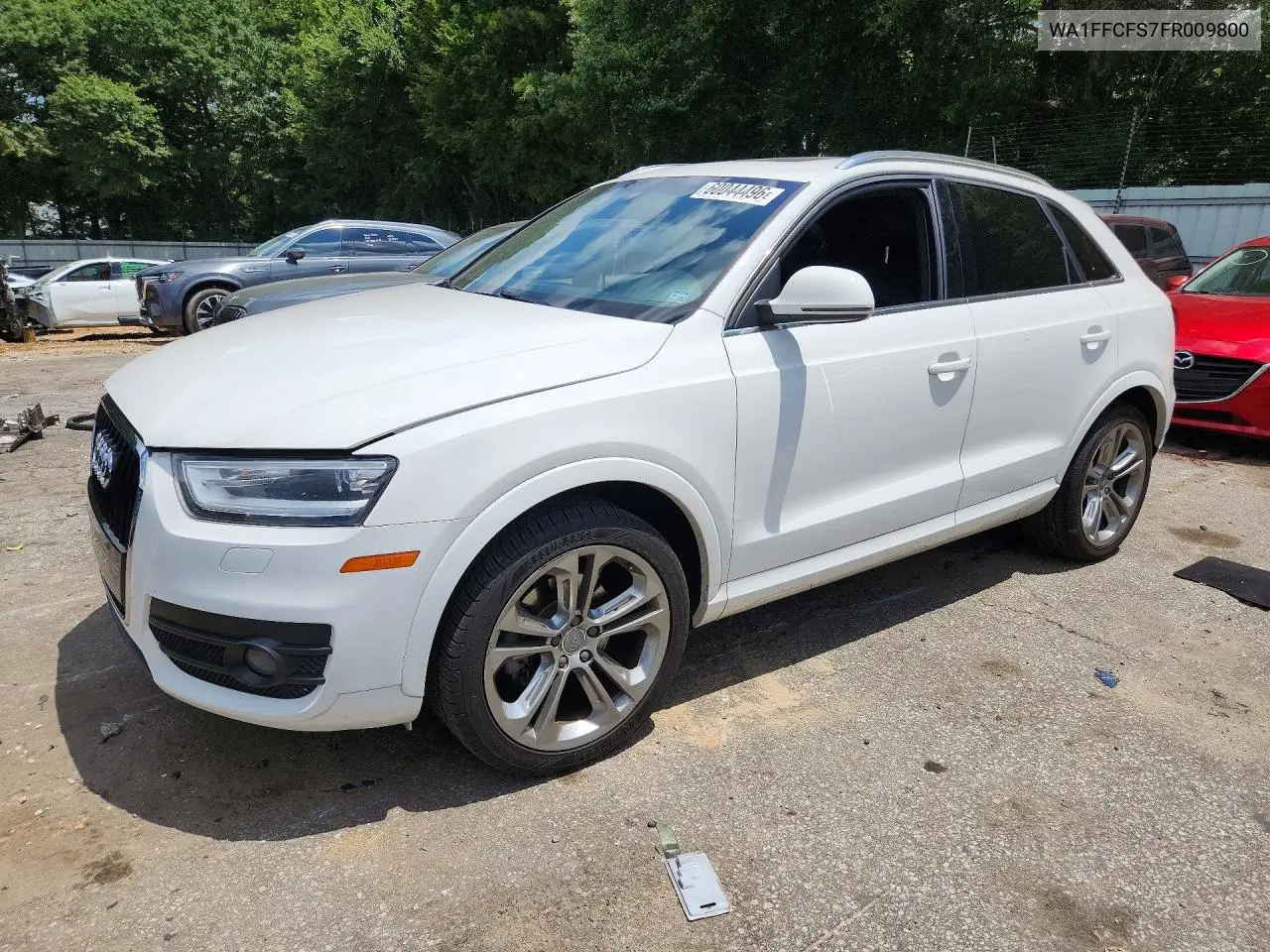 2015 Audi Q3 Prestige VIN: WA1FFCFS7FR009800 Lot: 60044496
