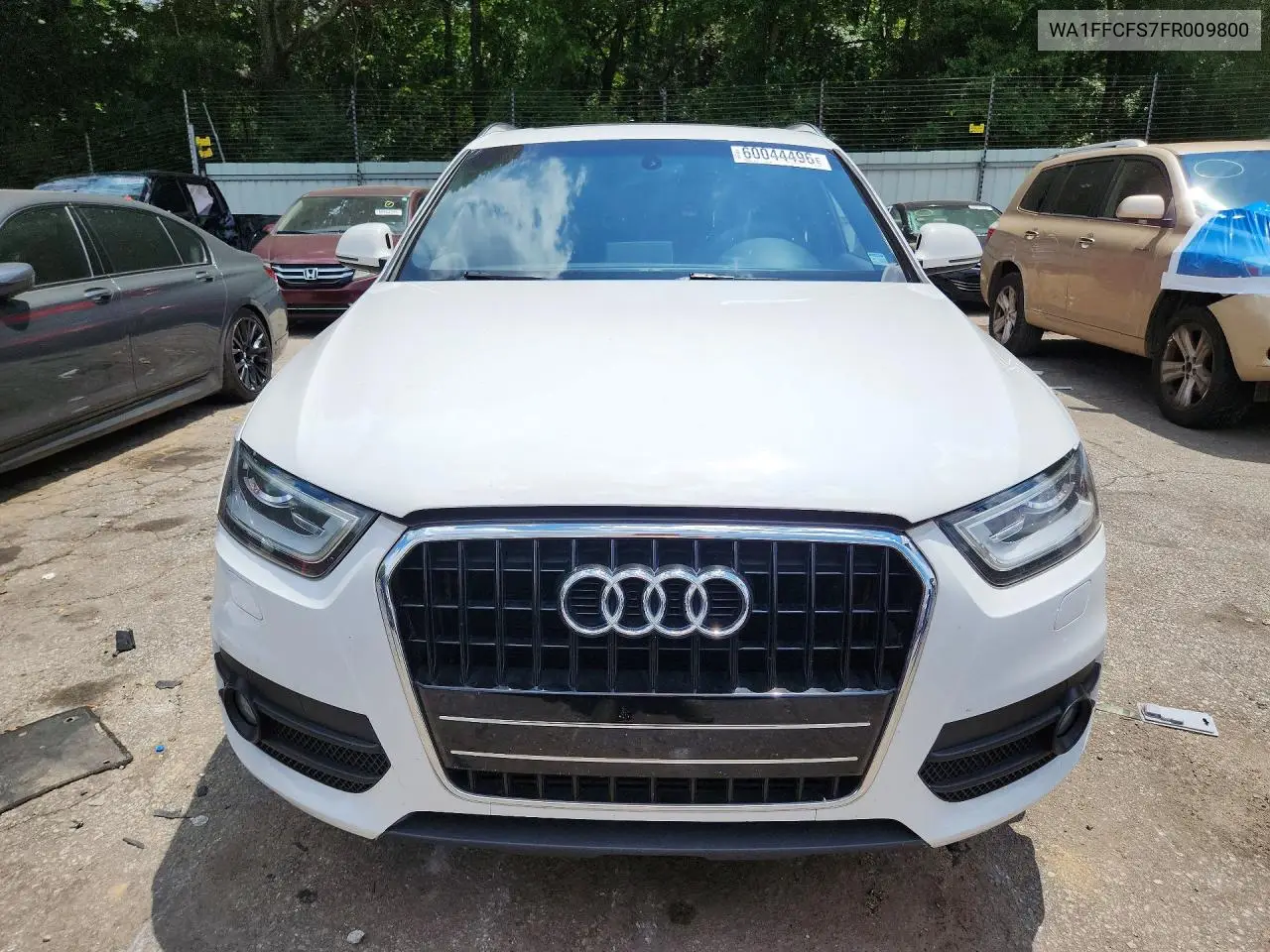 2015 Audi Q3 Prestige VIN: WA1FFCFS7FR009800 Lot: 60044496
