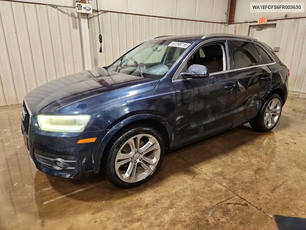 2015 Audi Q3 Premium Plus VIN: WA1EFCFS6FR003630 Lot: 61288716