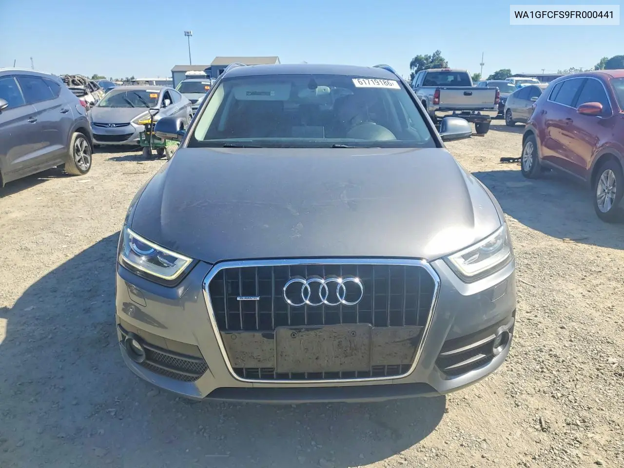 2015 Audi Q3 Prestige VIN: WA1GFCFS9FR000441 Lot: 61719186