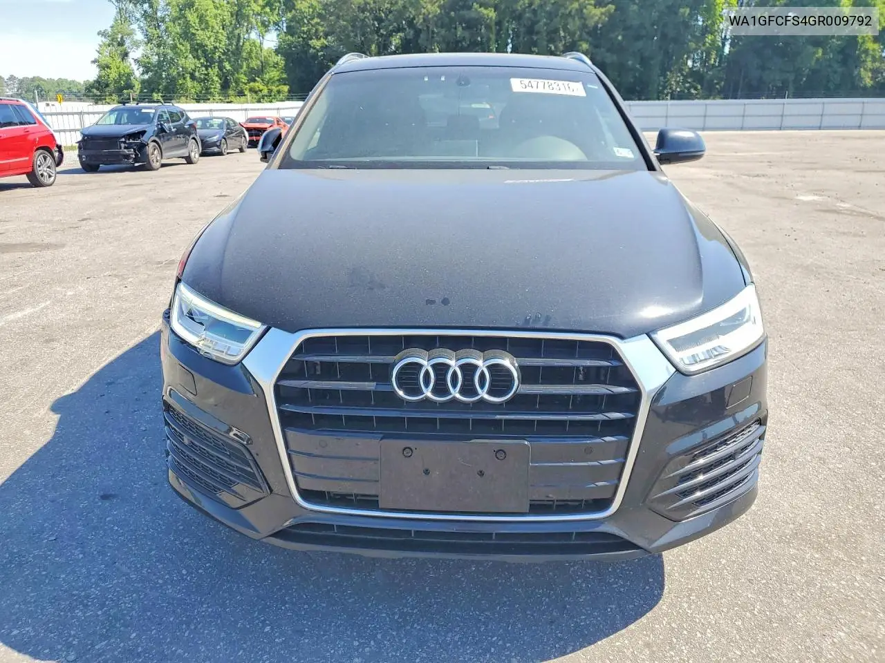 2016 Audi Q3 Prestige VIN: WA1GFCFS4GR009792 Lot: 54778316