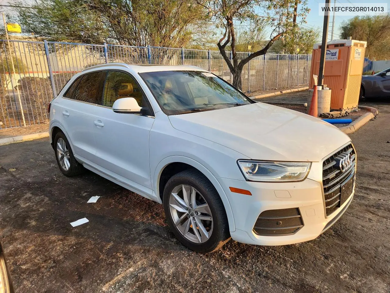 2016 Audi Q3 Premium Plus VIN: WA1EFCFS2GR014013 Lot: 58177616