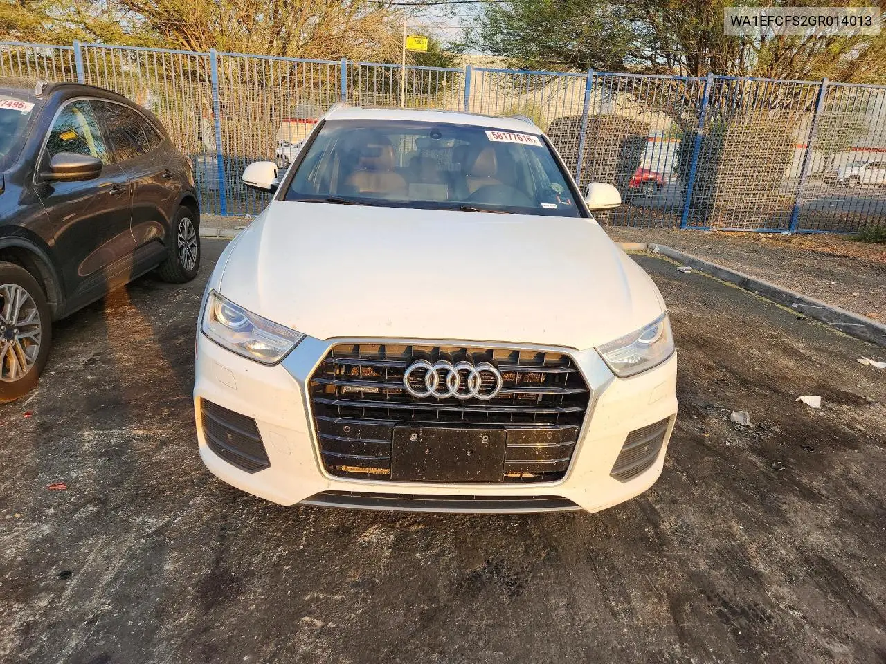 2016 Audi Q3 Premium Plus VIN: WA1EFCFS2GR014013 Lot: 58177616