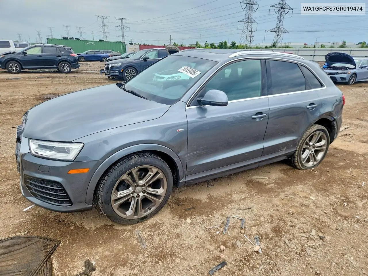 2016 Audi Q3 Prestige VIN: WA1GFCFS7GR019474 Lot: 58559006