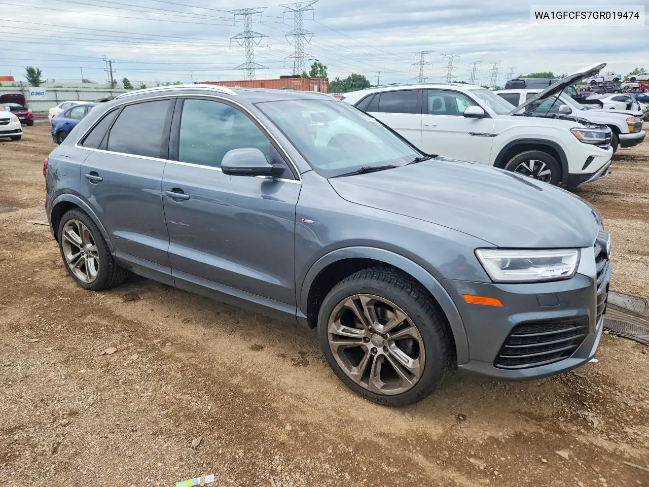 2016 Audi Q3 Prestige VIN: WA1GFCFS7GR019474 Lot: 58559006