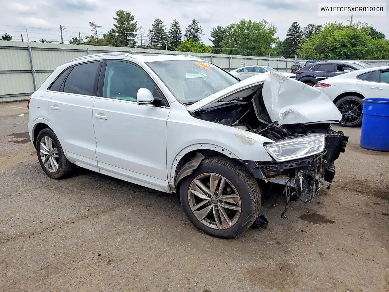 2016 Audi Q3 Premium Plus VIN: WA1EFCFSXGR010100 Lot: 58955116