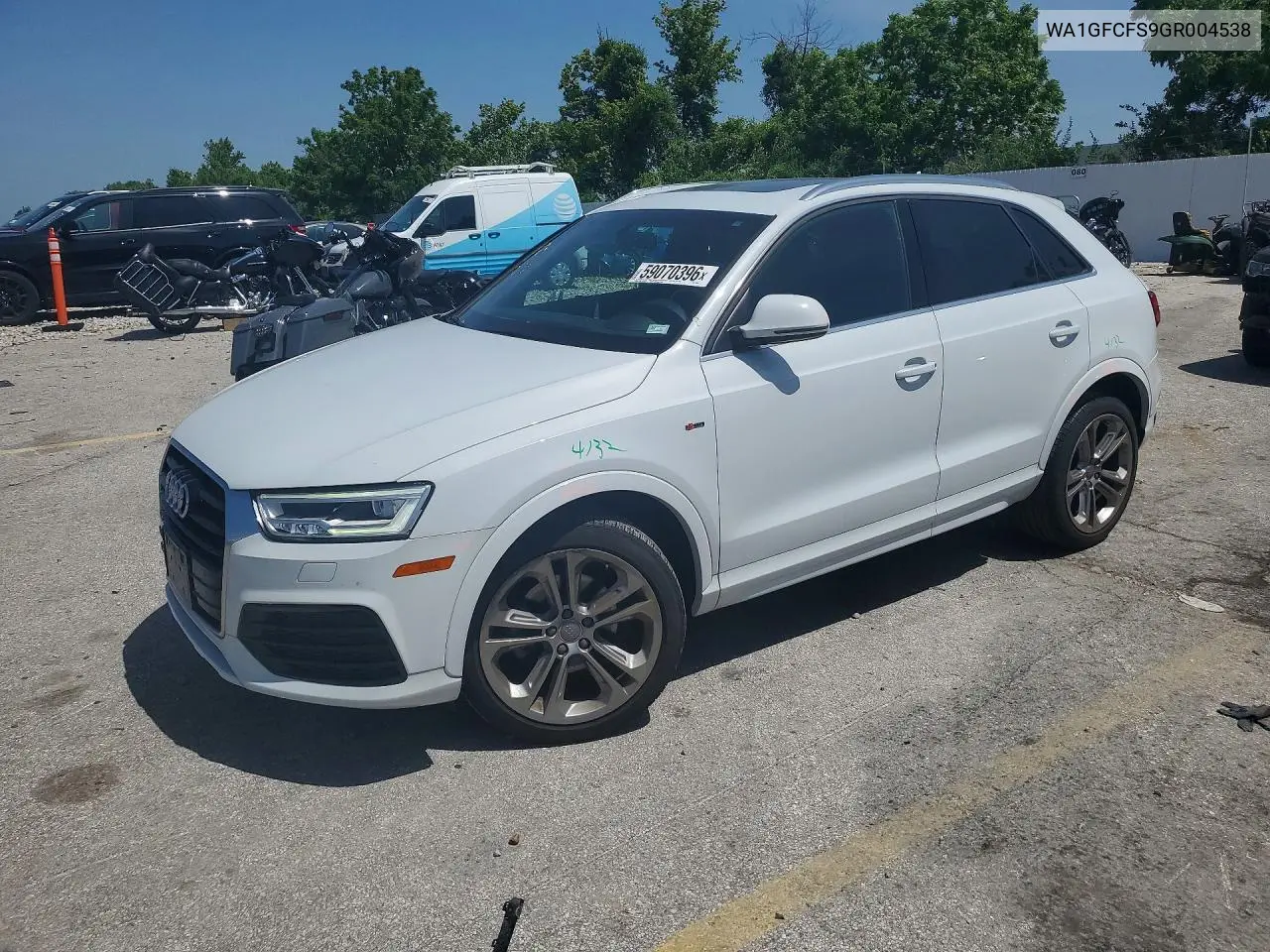 2016 Audi Q3 Prestige VIN: WA1GFCFS9GR004538 Lot: 59070396