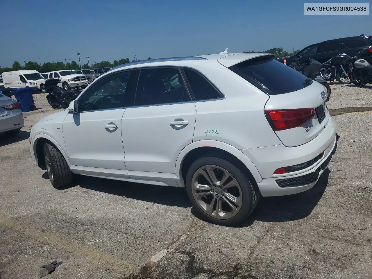 2016 Audi Q3 Prestige VIN: WA1GFCFS9GR004538 Lot: 59070396