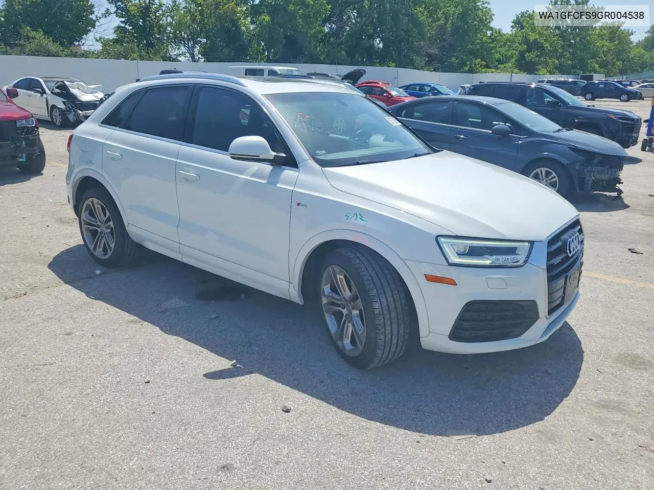 2016 Audi Q3 Prestige VIN: WA1GFCFS9GR004538 Lot: 59070396
