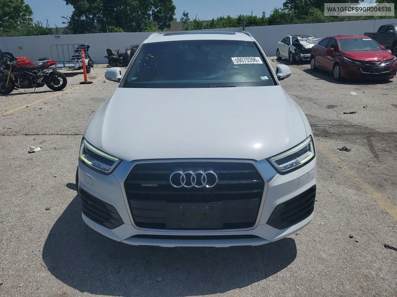 2016 Audi Q3 Prestige VIN: WA1GFCFS9GR004538 Lot: 59070396
