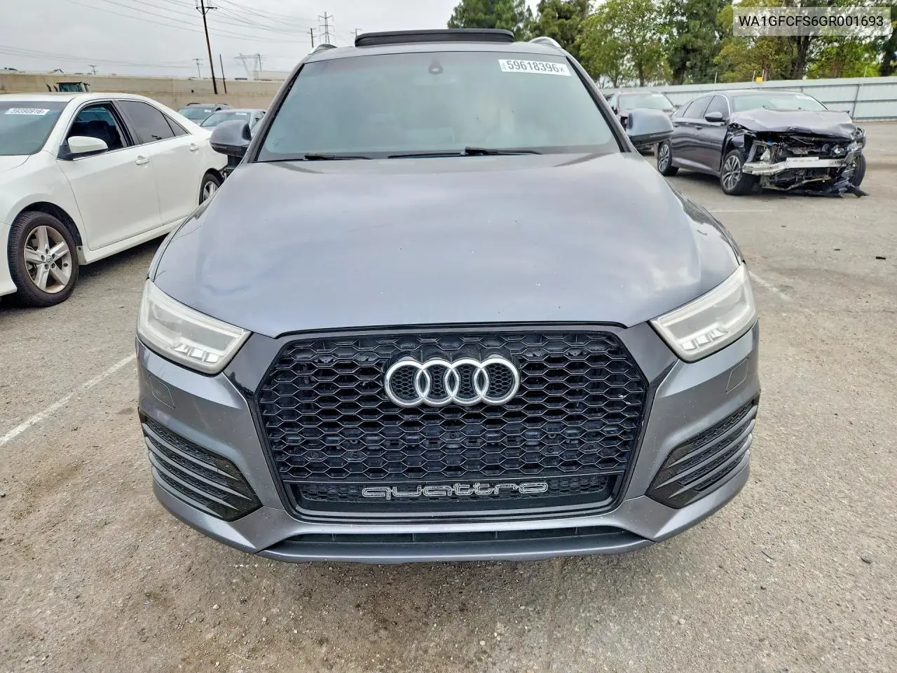 2016 Audi Q3 Prestige VIN: WA1GFCFS6GR001693 Lot: 59618396