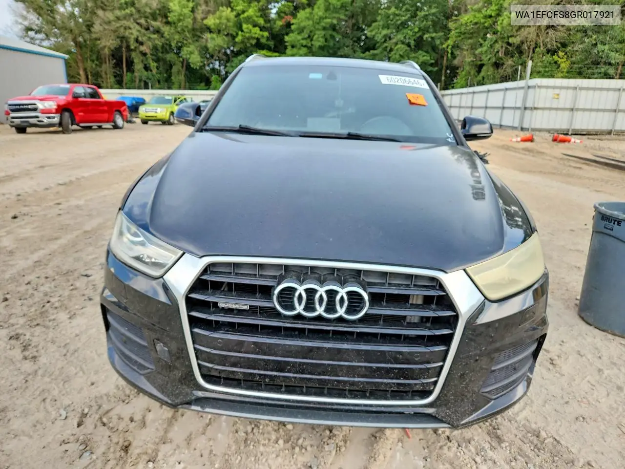 2016 Audi Q3 Premium Plus VIN: WA1EFCFS8GR017921 Lot: 60206646