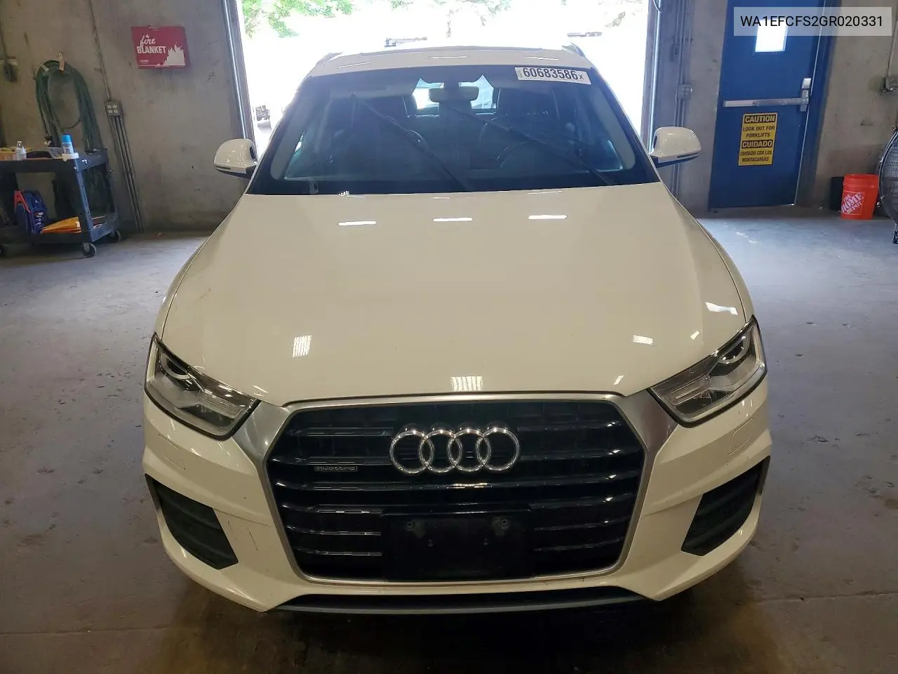 2016 Audi Q3 Premium Plus VIN: WA1EFCFS2GR020331 Lot: 60683586