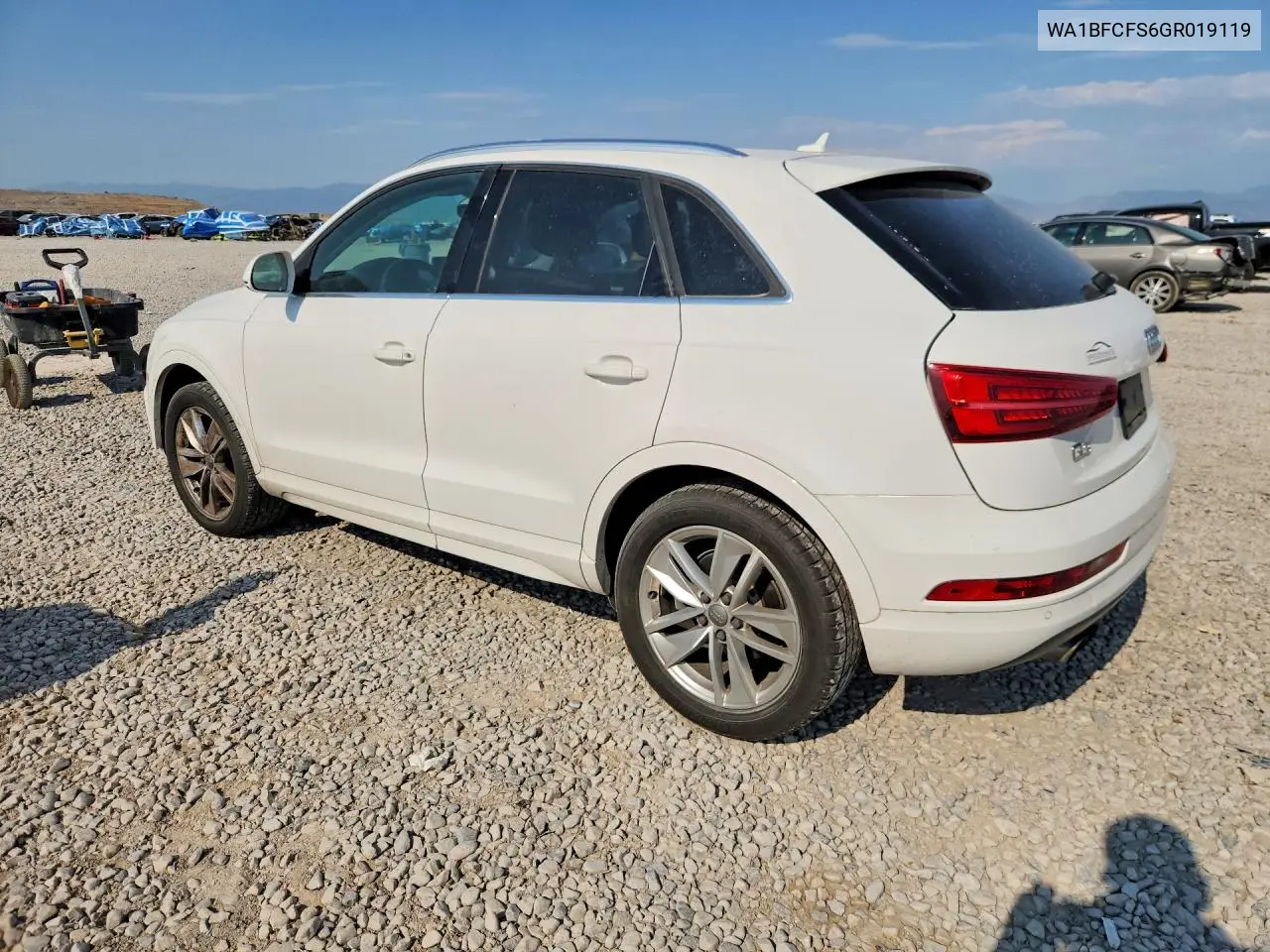 2016 Audi Q3 Premium Plus VIN: WA1BFCFS6GR019119 Lot: 60811036