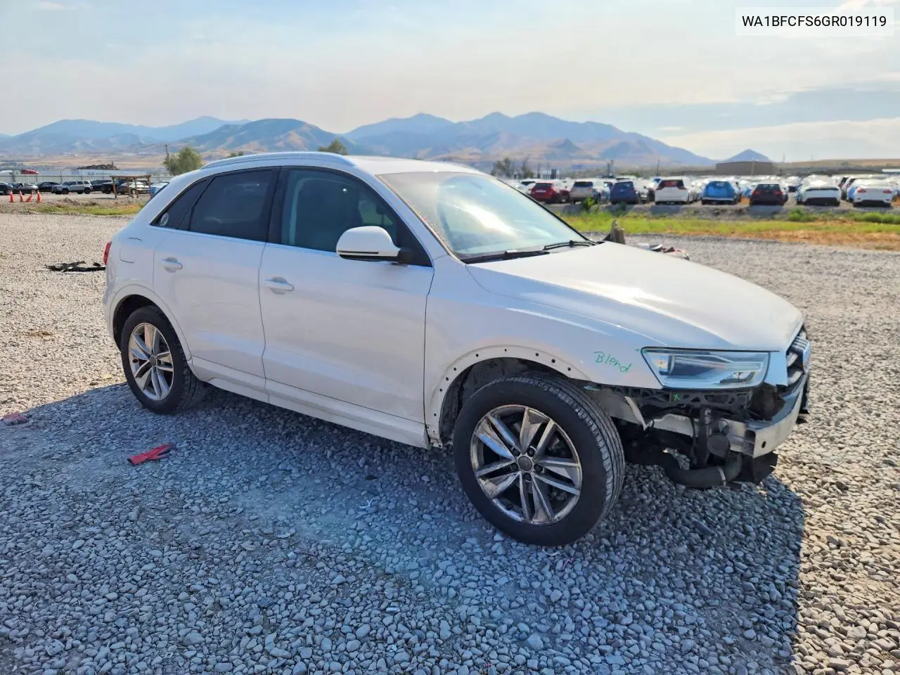2016 Audi Q3 Premium Plus VIN: WA1BFCFS6GR019119 Lot: 60811036