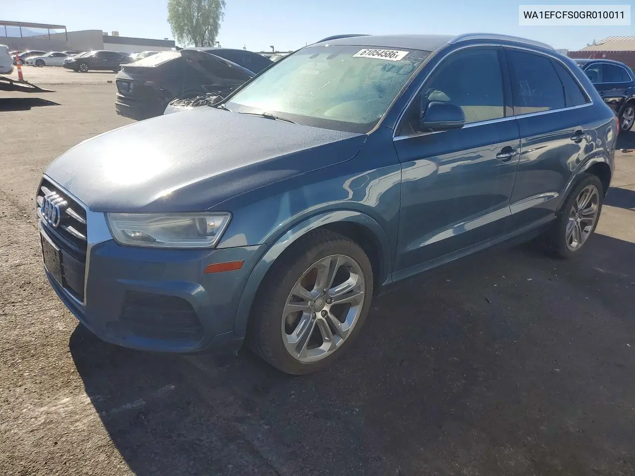 2016 Audi Q3 Premium Plus VIN: WA1EFCFS0GR010011 Lot: 61054586