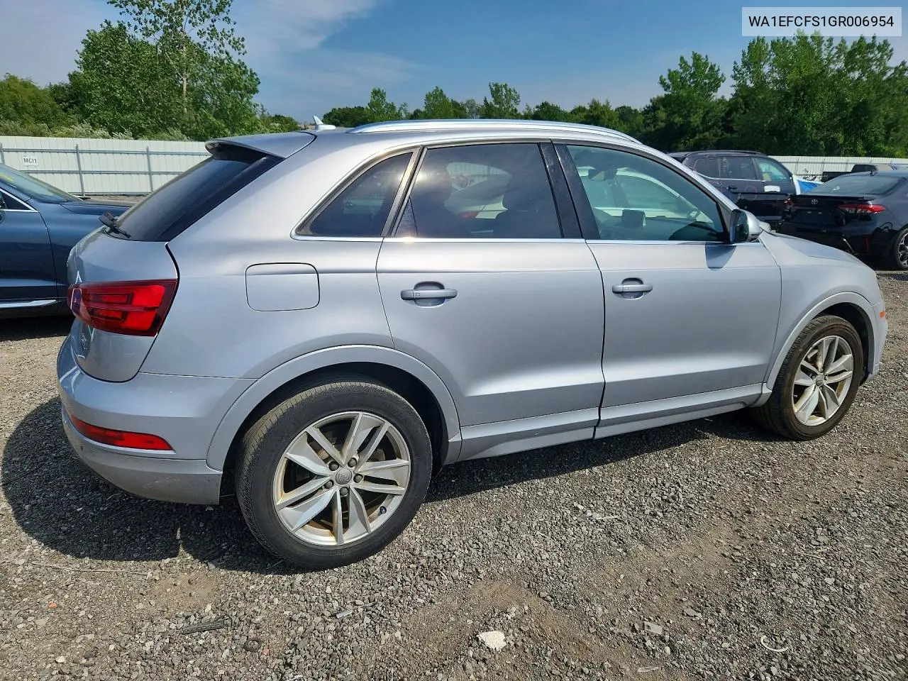 2016 Audi Q3 Premium Plus VIN: WA1EFCFS1GR006954 Lot: 61086396
