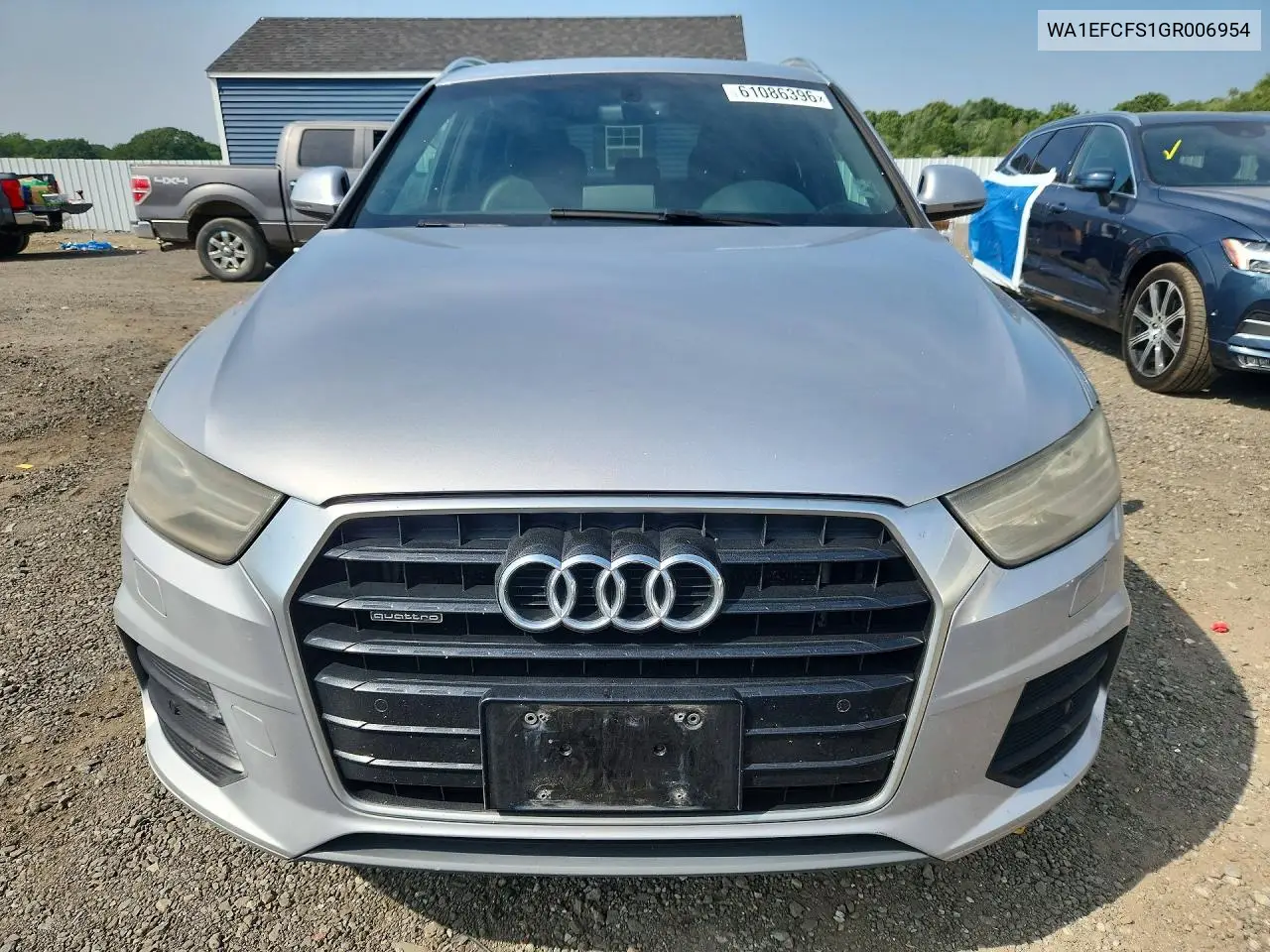 2016 Audi Q3 Premium Plus VIN: WA1EFCFS1GR006954 Lot: 61086396