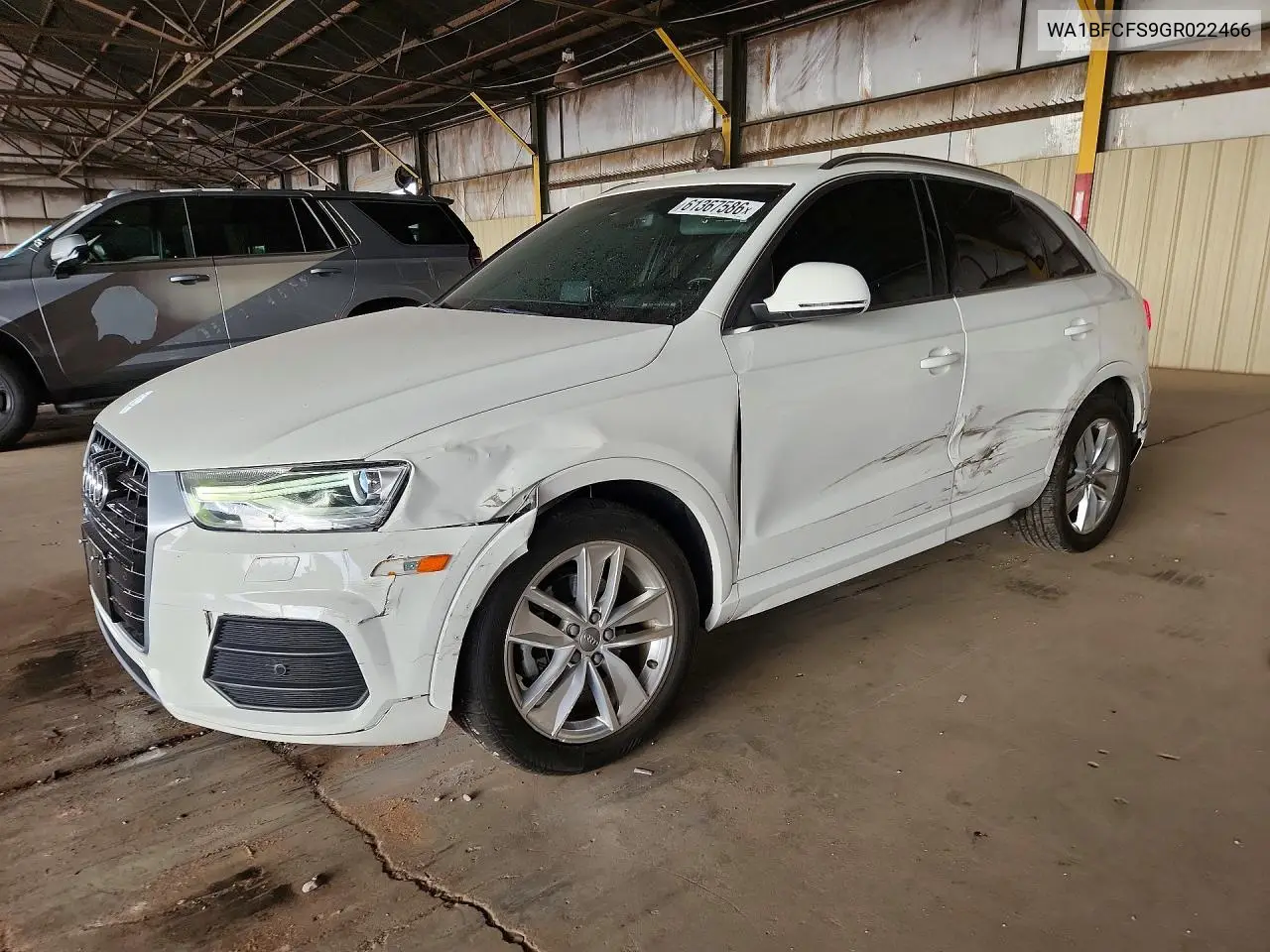 2016 Audi Q3 Premium Plus VIN: WA1BFCFS9GR022466 Lot: 61367586