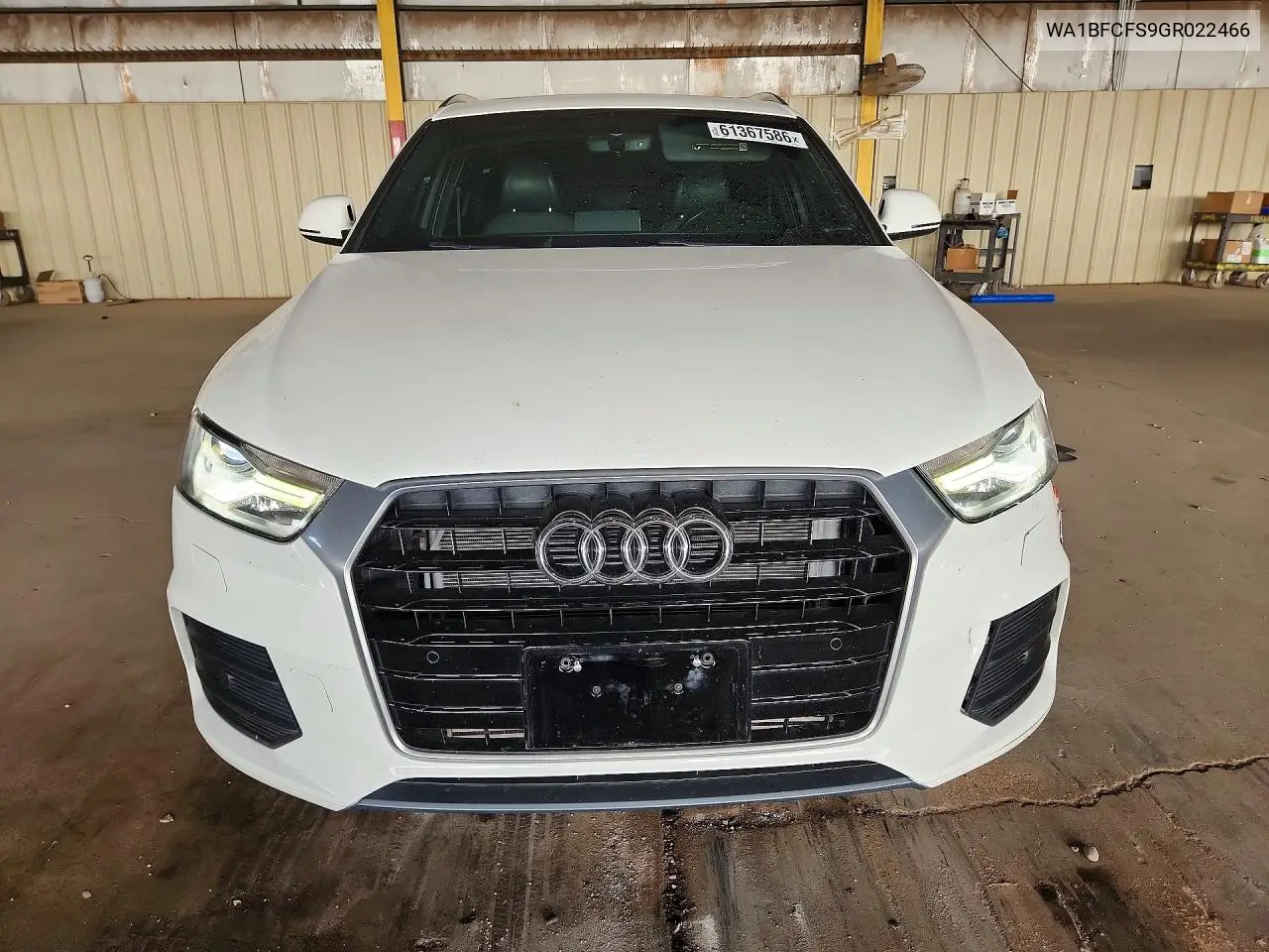 2016 Audi Q3 Premium Plus VIN: WA1BFCFS9GR022466 Lot: 61367586