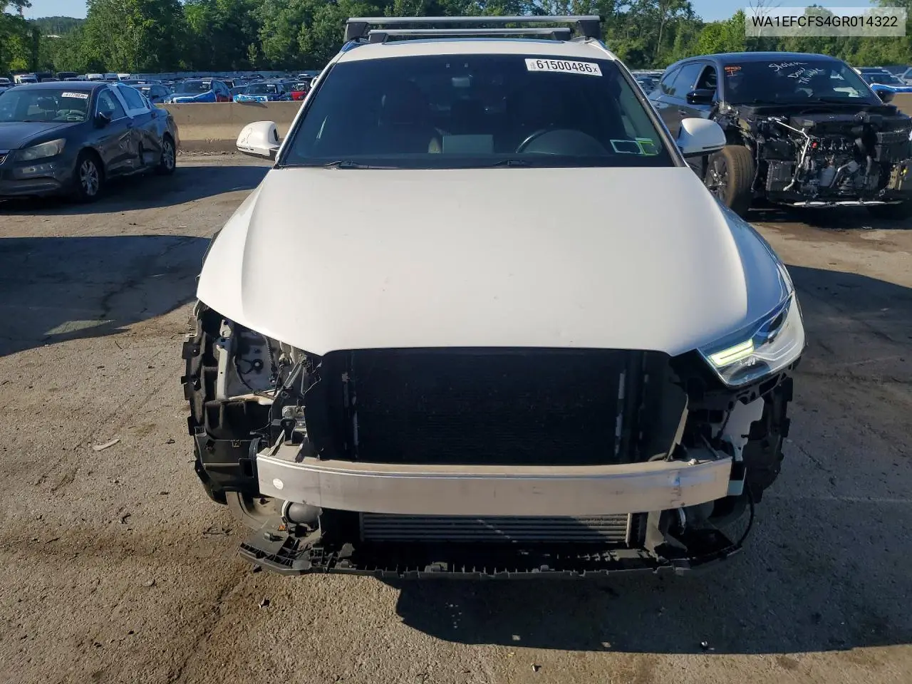 2016 Audi Q3 Premium Plus VIN: WA1EFCFS4GR014322 Lot: 61500486
