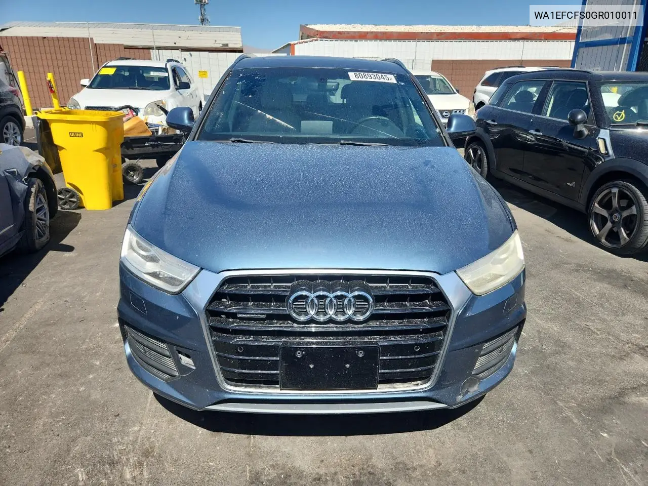 2016 Audi Q3 Premium Plus VIN: WA1EFCFS0GR010011 Lot: 80893045