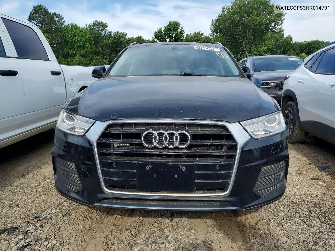 2017 Audi Q3 Premium VIN: WA1ECCFS3HR014791 Lot: 53399696