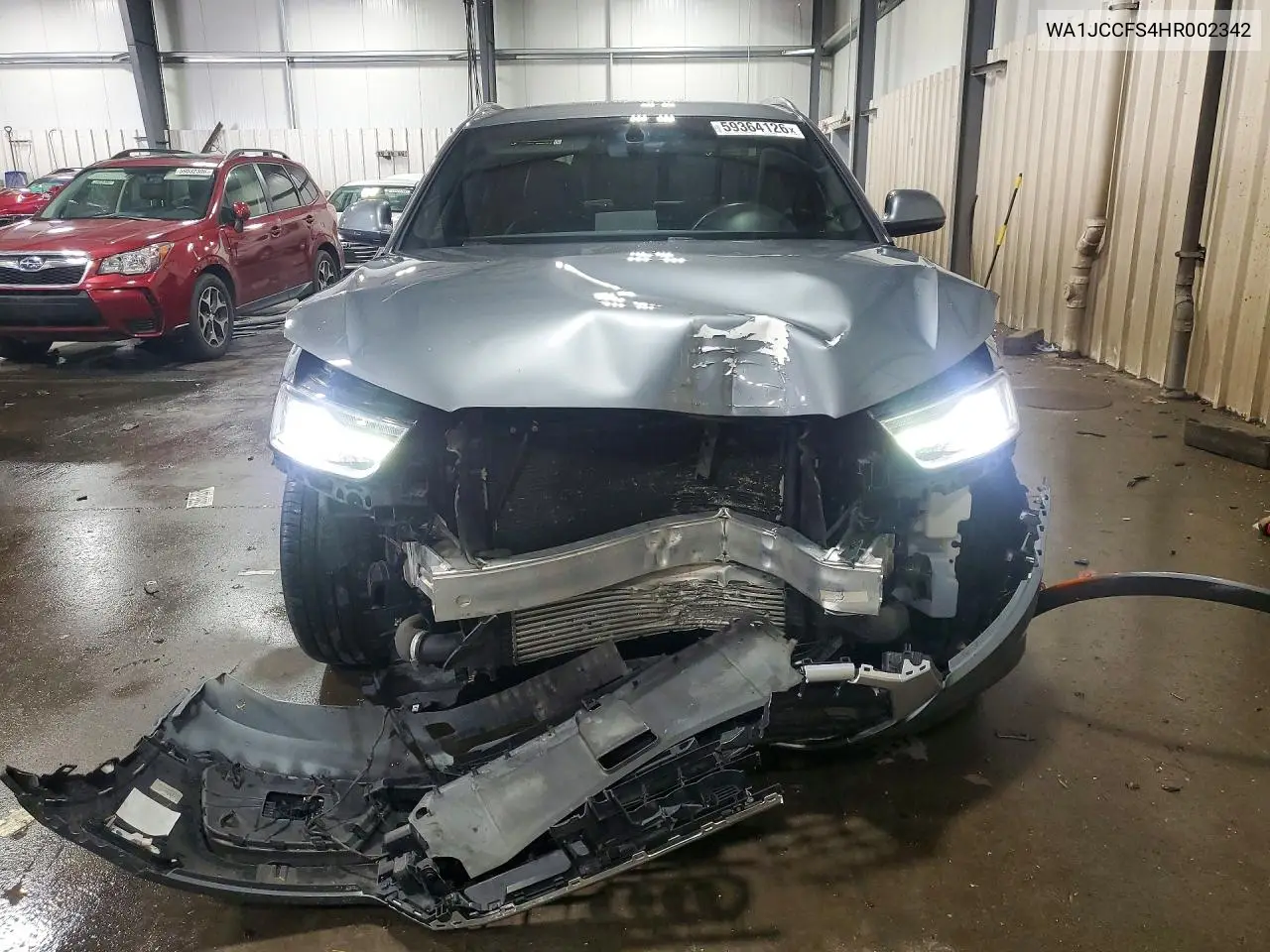 2017 Audi Q3 Premium Plus VIN: WA1JCCFS4HR002342 Lot: 59364126