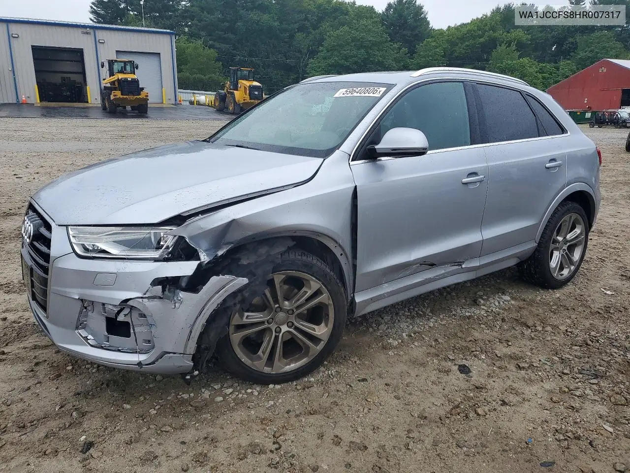 2017 Audi Q3 Premium Plus VIN: WA1JCCFS8HR007317 Lot: 59640806