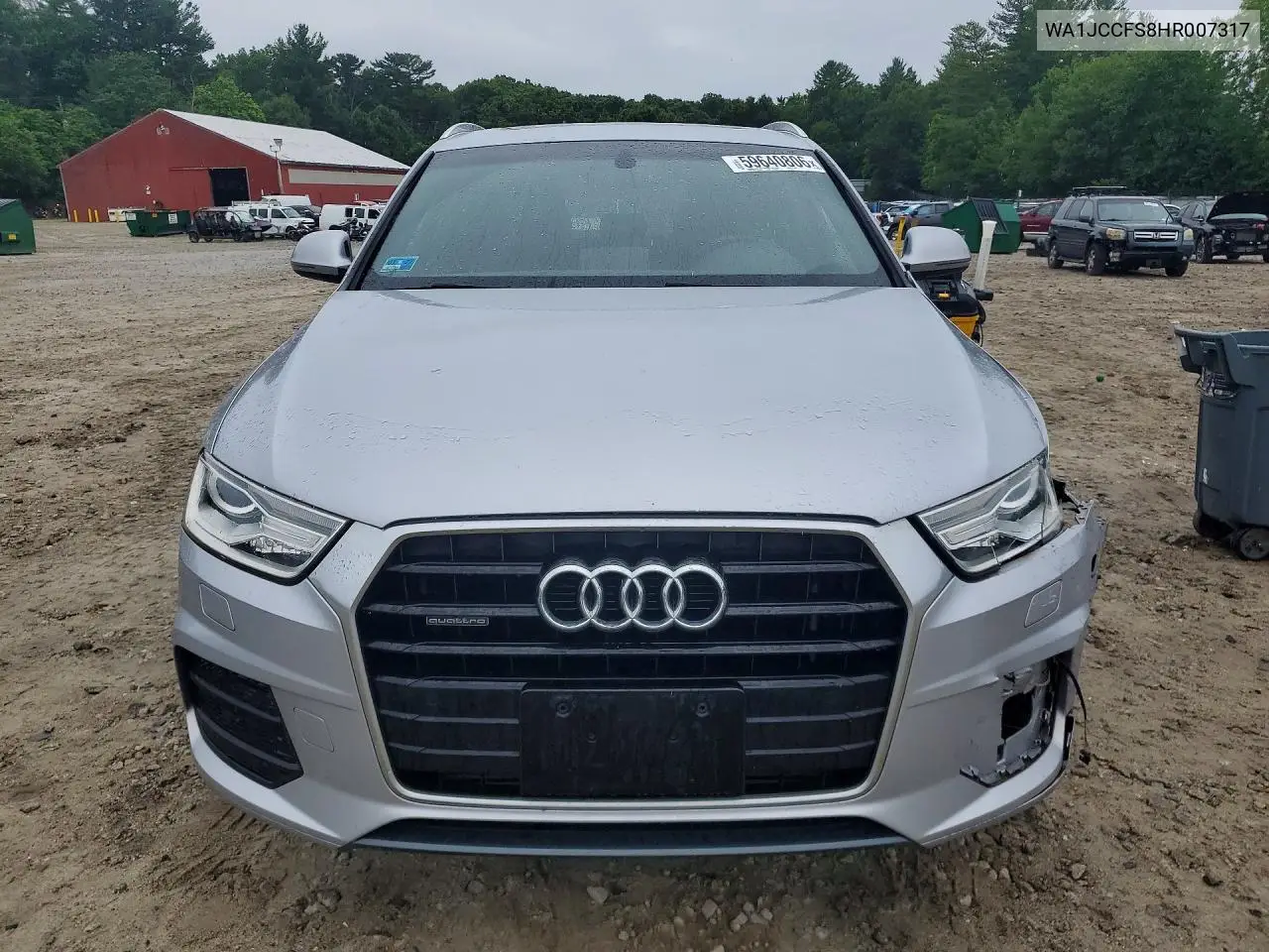 2017 Audi Q3 Premium Plus VIN: WA1JCCFS8HR007317 Lot: 59640806