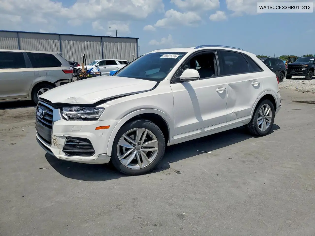 2017 Audi Q3 Premium VIN: WA1BCCFS3HR011313 Lot: 60837726