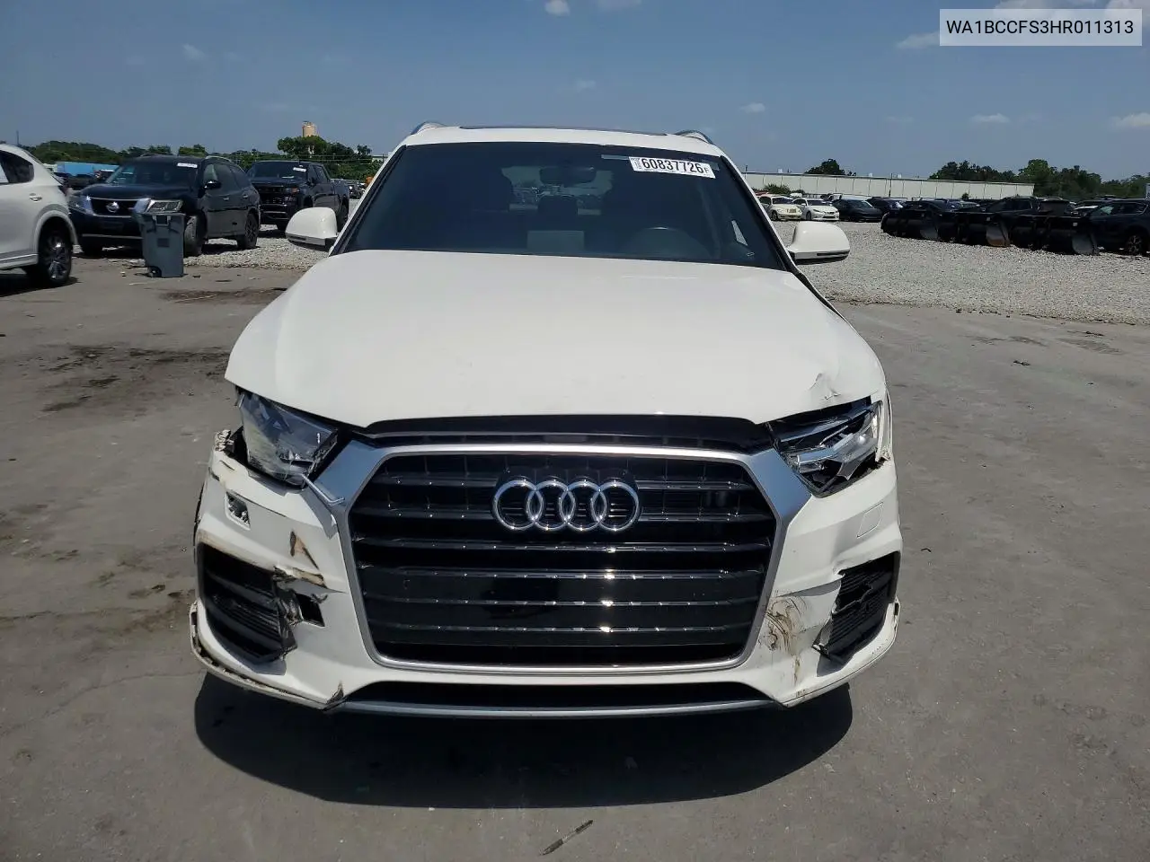 2017 Audi Q3 Premium VIN: WA1BCCFS3HR011313 Lot: 60837726