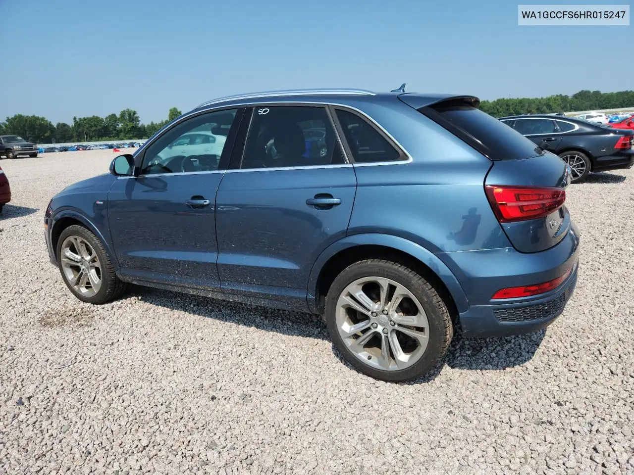 2017 Audi Q3 Prestige VIN: WA1GCCFS6HR015247 Lot: 61083356