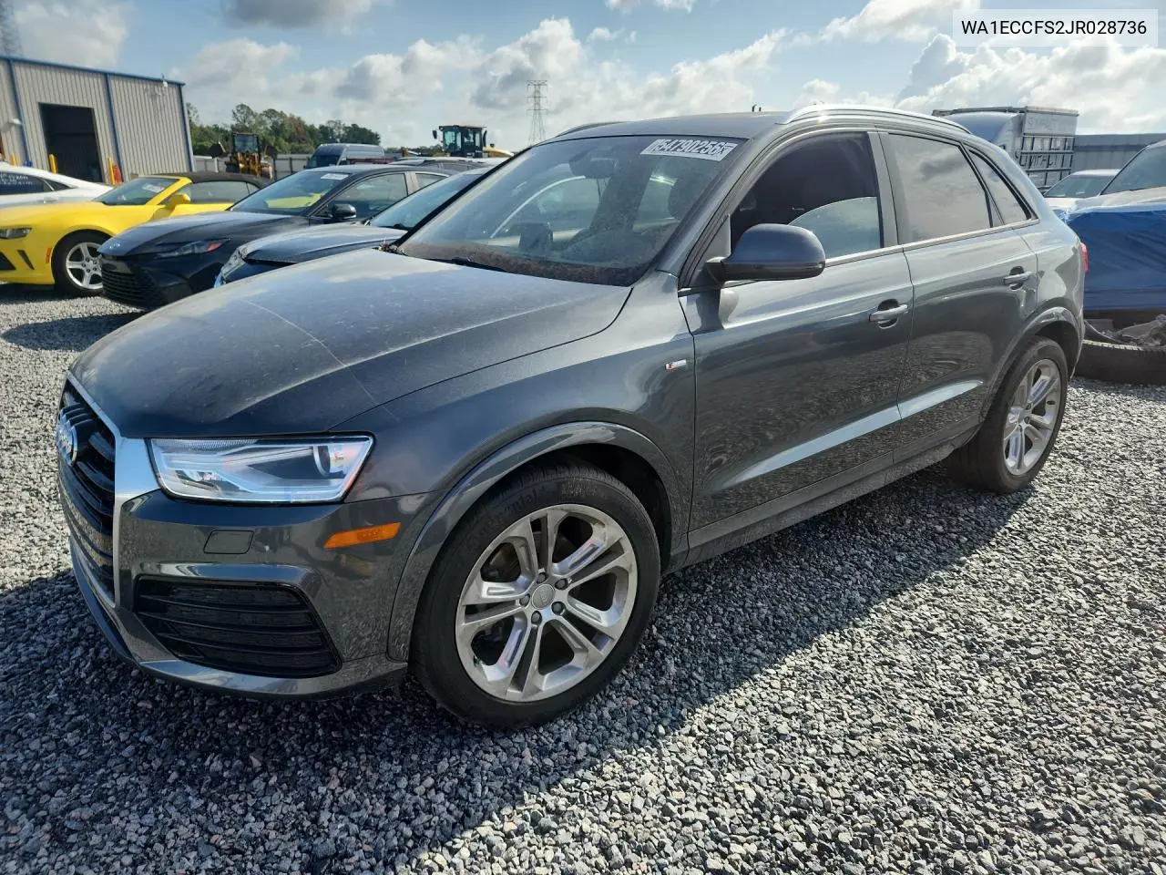 2018 Audi Q3 Premium/Sport Premium VIN: WA1ECCFS2JR028736 Lot: 54790256