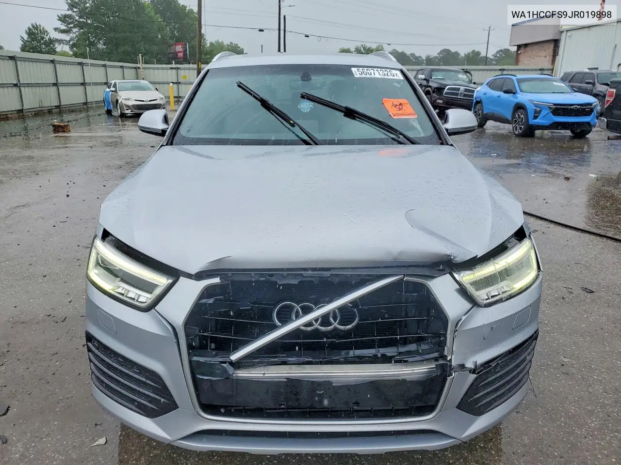 2018 Audi Q3 Premium Plus VIN: WA1HCCFS9JR019898 Lot: 56071326