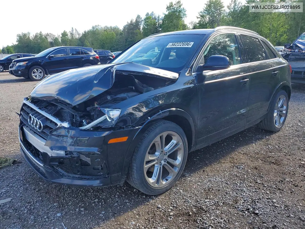 2018 Audi Q3 Premium Plus VIN: WA1JCCFS2JR028895 Lot: 56222696