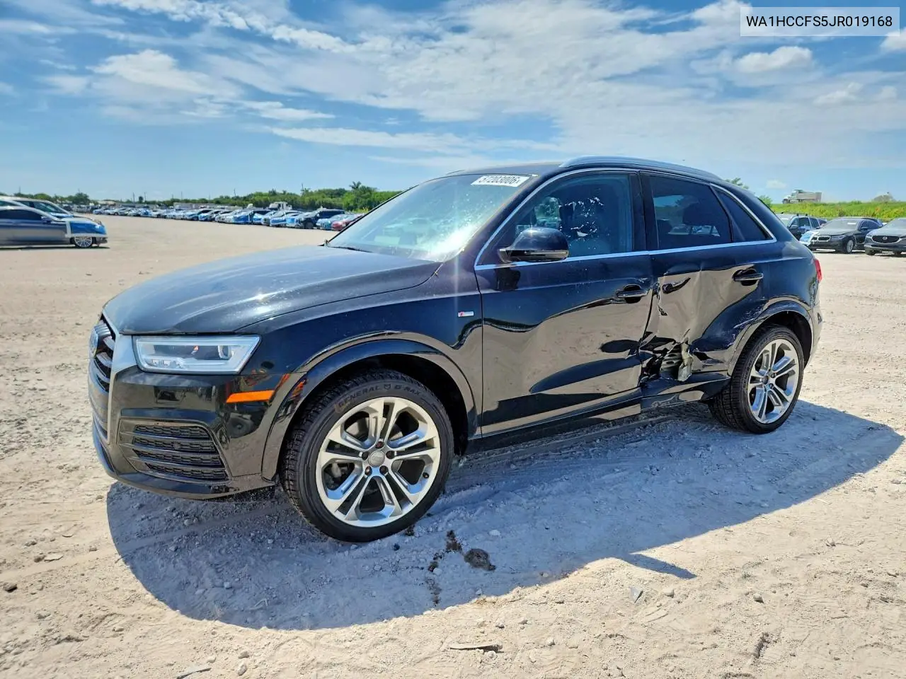 2018 Audi Q3 Premium Plus VIN: WA1HCCFS5JR019168 Lot: 57203006