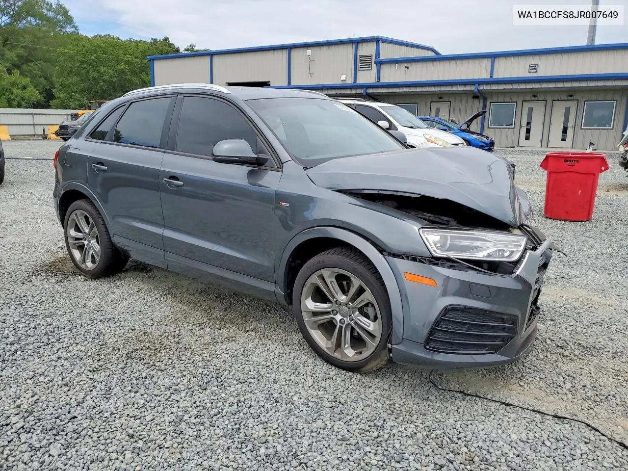 2018 Audi Q3 Premium/Sport Premium VIN: WA1BCCFS8JR007649 Lot: 57619916