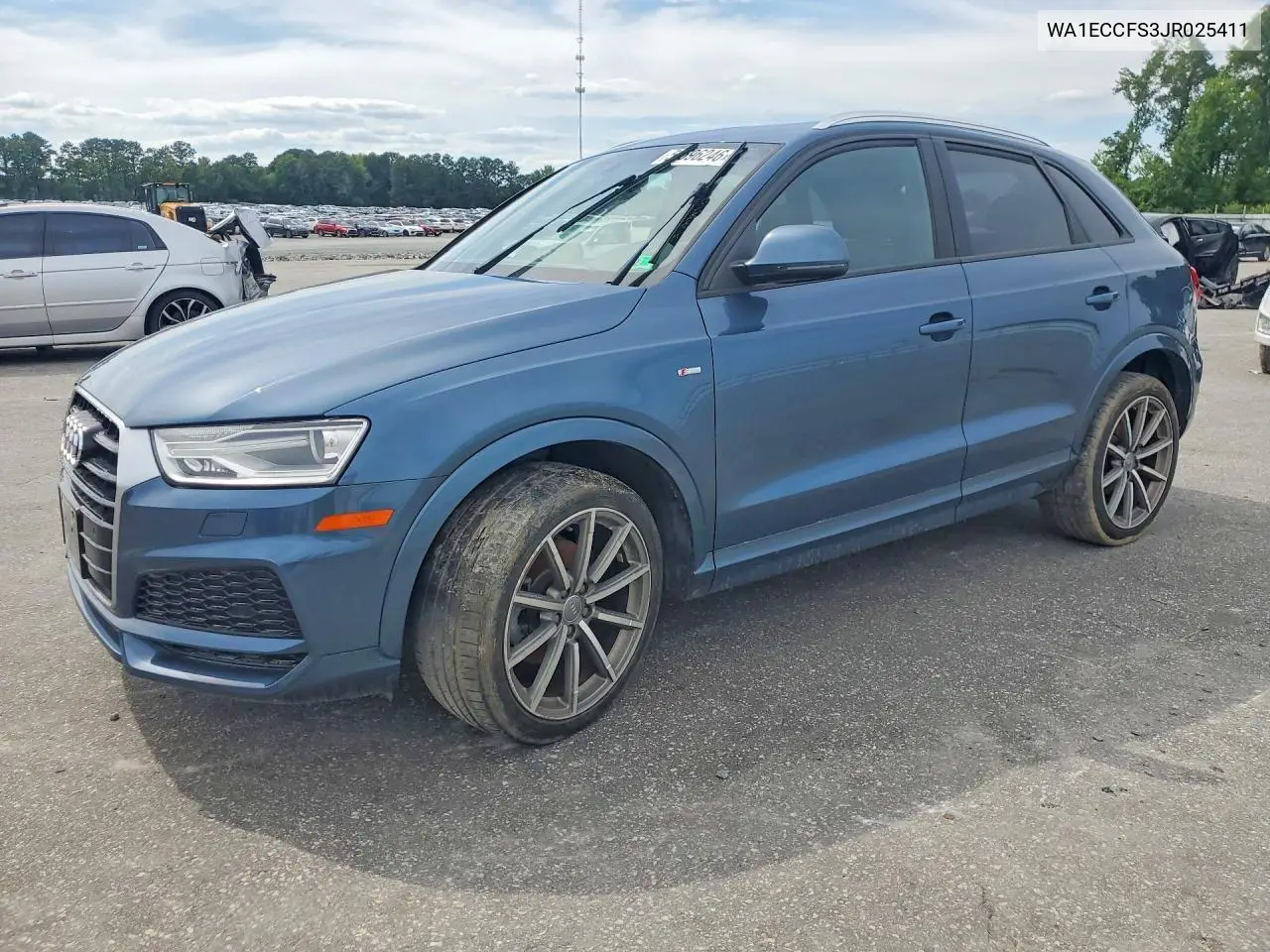2018 Audi Q3 Premium VIN: WA1ECCFS3JR025411 Lot: 58696246