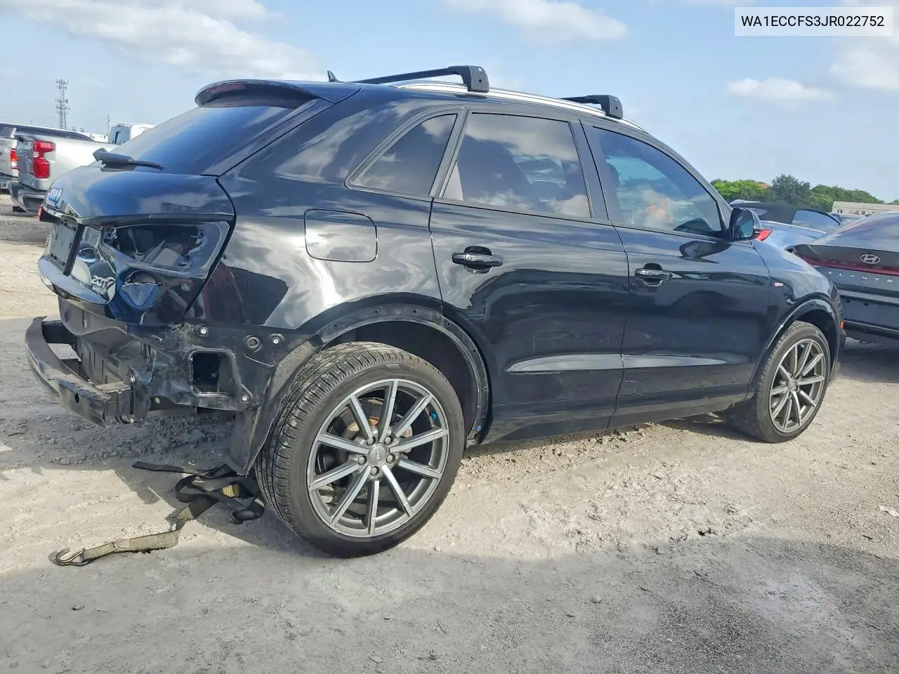 2018 Audi Q3 Premium VIN: WA1ECCFS3JR022752 Lot: 59943856