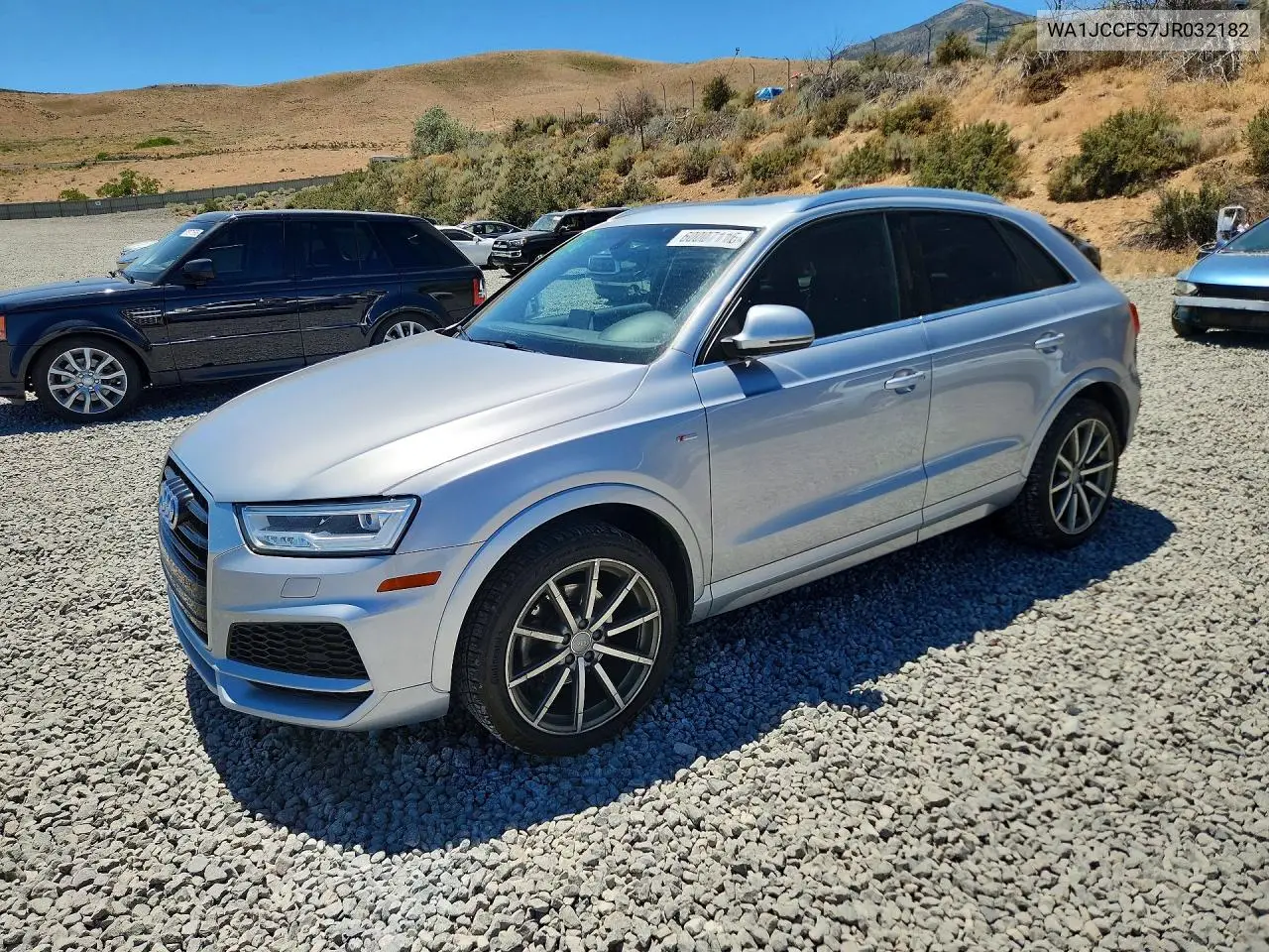 2018 Audi Q3 Premium Plus VIN: WA1JCCFS7JR032182 Lot: 60007116