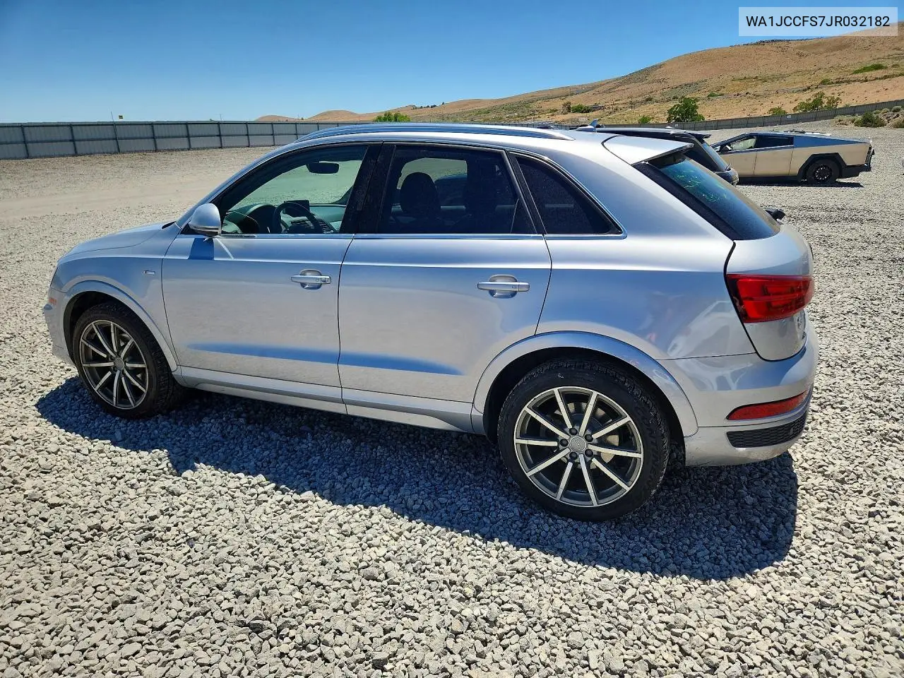 2018 Audi Q3 Premium Plus VIN: WA1JCCFS7JR032182 Lot: 60007116