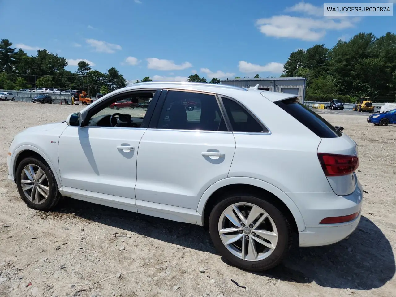 2018 Audi Q3 Premium Plus/Sport Premium Plu VIN: WA1JCCFS8JR000874 Lot: 60298246