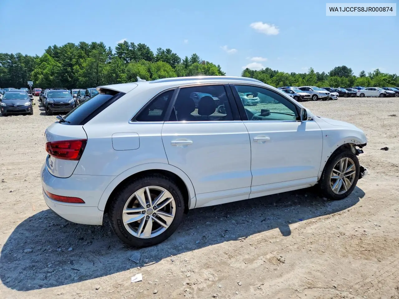 2018 Audi Q3 Premium Plus/Sport Premium Plu VIN: WA1JCCFS8JR000874 Lot: 60298246