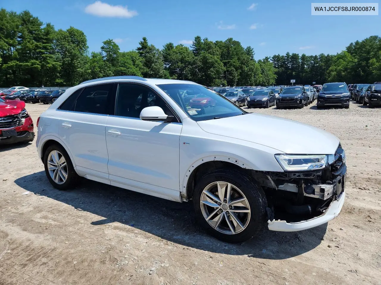 2018 Audi Q3 Premium Plus/Sport Premium Plu VIN: WA1JCCFS8JR000874 Lot: 60298246