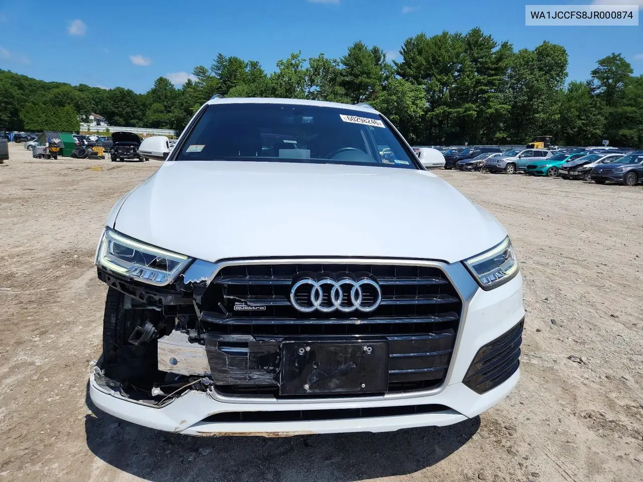 2018 Audi Q3 Premium Plus/Sport Premium Plu VIN: WA1JCCFS8JR000874 Lot: 60298246